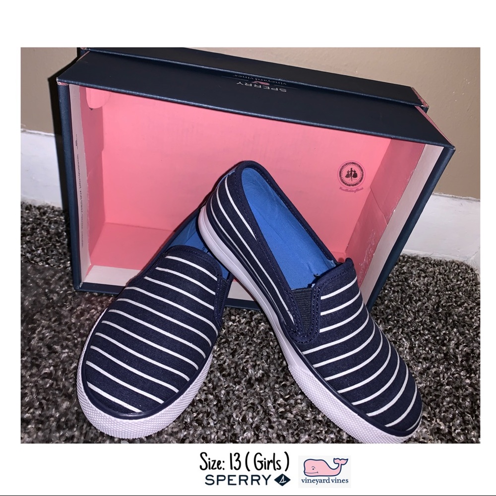 Sperry x Vineyard Vines Sneakers ( Girls)